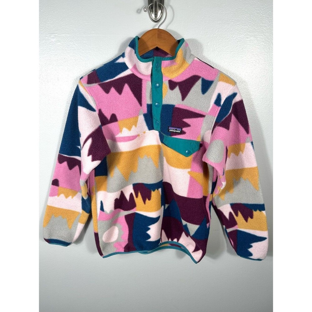 Patagonia Kids' Lightweight Synchilla® Snap-T® Fleece Size Large